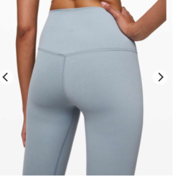 Lululemon Align Crop Size 12 Chambray - Picture 13 of 13
